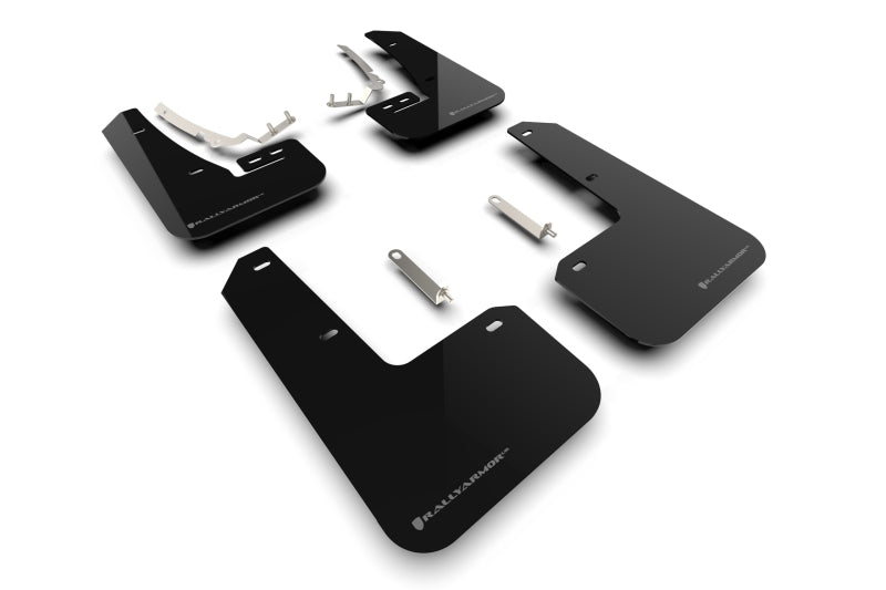 Rally Armor 22-25 VW MK8 Golf GTI/R Black UR Mud Flap w/Gray Logo Rally Armor 22-25 VW MK8 Golf GTI/R Black UR Mud Flap w/Gray Logo