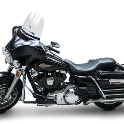Mustang 08-21 Harley Electra Glide,Rd Glide,Rd King,Str Glide Super Tripper 1PC Seat Carbon - Blac