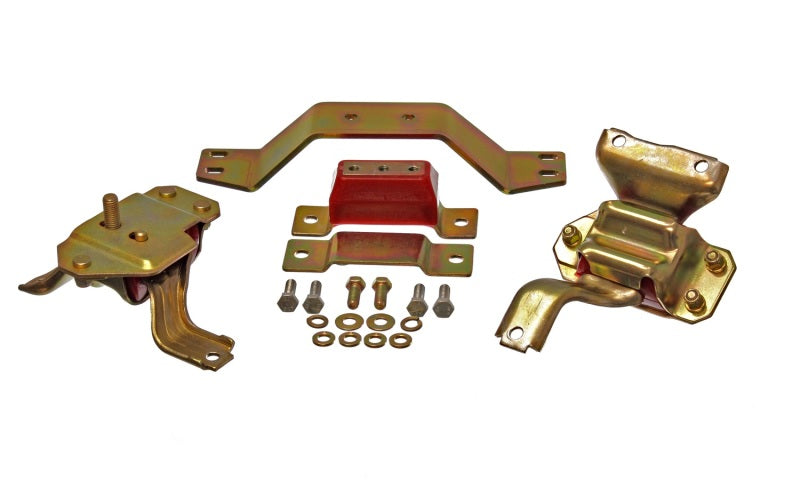 Energy Suspension 99-04 Ford Mustang 4.6L V8 Red Motor & Transmission Mount Set Energy Suspension 99-04 Ford Mustang 4.6L V8 Red Motor & Transmission Mount Set