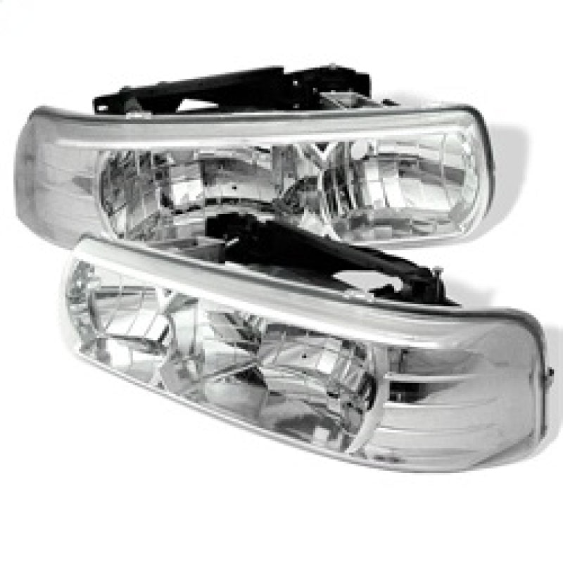 Spyder Chevy Silverado 1500/2500 99-02 Crystal Headlights Chrome HD-YD-CSIL99-C Spyder Chevy Silverado 1500/2500 99-02 Crystal Headlights Chrome HD-YD-CSIL99-C