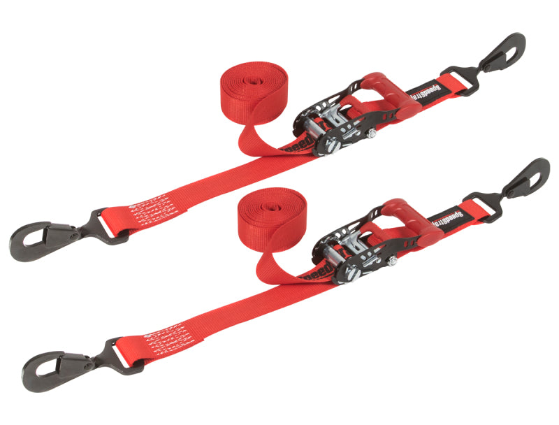 SpeedStrap 1 1/2In x 10Ft Ratchet Tie-Down (2 Pack) - Red SpeedStrap 1 1/2In x 10Ft Ratchet Tie-Down (2 Pack) - Red