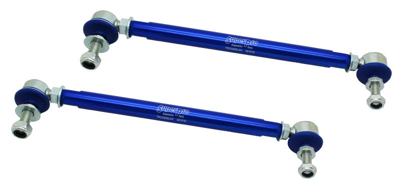 SuperPro 2008 Pontiac G8 Base Front HD Adjustable End Link Set (10mm Studs 300mm-345mm Length) SuperPro 2008 Pontiac G8 Base Front HD Adjustable End Link Set (10mm Studs 300mm-345mm Length)