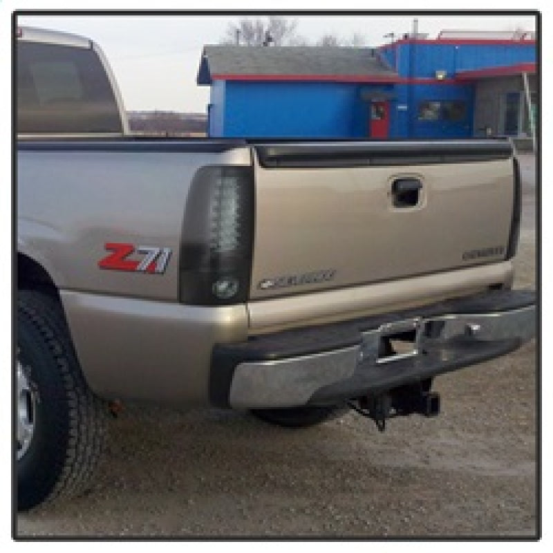 Spyder Chevy Silverado 1500 99-02 (Not Fit Stepside) LED Tail Lights Blk Smke ALT-YD-CS99-LED-BSM Spyder Chevy Silverado 1500 99-02 (Not Fit Stepside) LED Tail Lights Blk Smke ALT-YD-CS99-LED-BSM