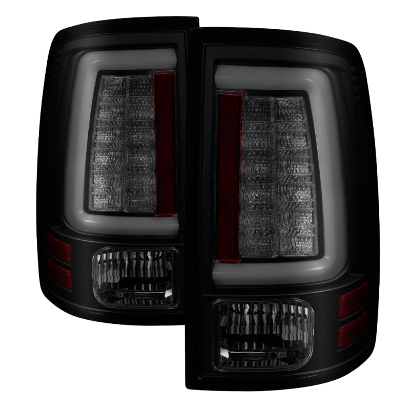 Spyder 09-16 Dodge Ram 1500 Light Bar LED Tail Lights - Black Smoke ALT-YD-DRAM09V2-LED-BSM Spyder 09-16 Dodge Ram 1500 Light Bar LED Tail Lights - Black Smoke ALT-YD-DRAM09V2-LED-BSM