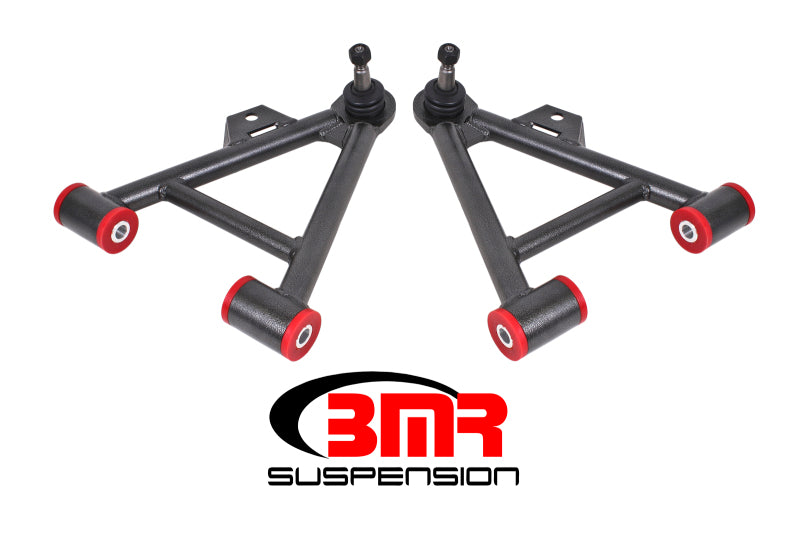 BMR 79-93 Mustang Lower Non-Adj. A-Arms (Coilover Only) w/ Tall Ball Joint (Poly) - Black Hammertone BMR 79-93 Mustang Lower Non-Adj. A-Arms (Coilover Only) w/ Tall Ball Joint (Poly) - Black Hammertone