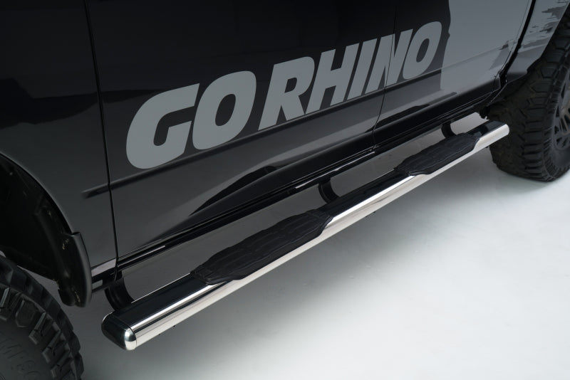 Go Rhino 18-20 Jeep Wrangler JLU 5in 1000 Series Complete Kit w/Sidestep + Brkts Go Rhino 18-20 Jeep Wrangler JLU 5in 1000 Series Complete Kit w/Sidestep + Brkts