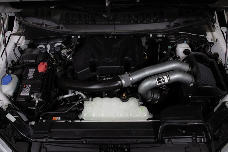 K&N 15-23 Ford F-150 (Incl. Raptor) 2.7L/3.5L V6 Performance Air Intake System K&N 15-23 Ford F-150 (Incl. Raptor) 2.7L/3.5L V6 Performance Air Intake System