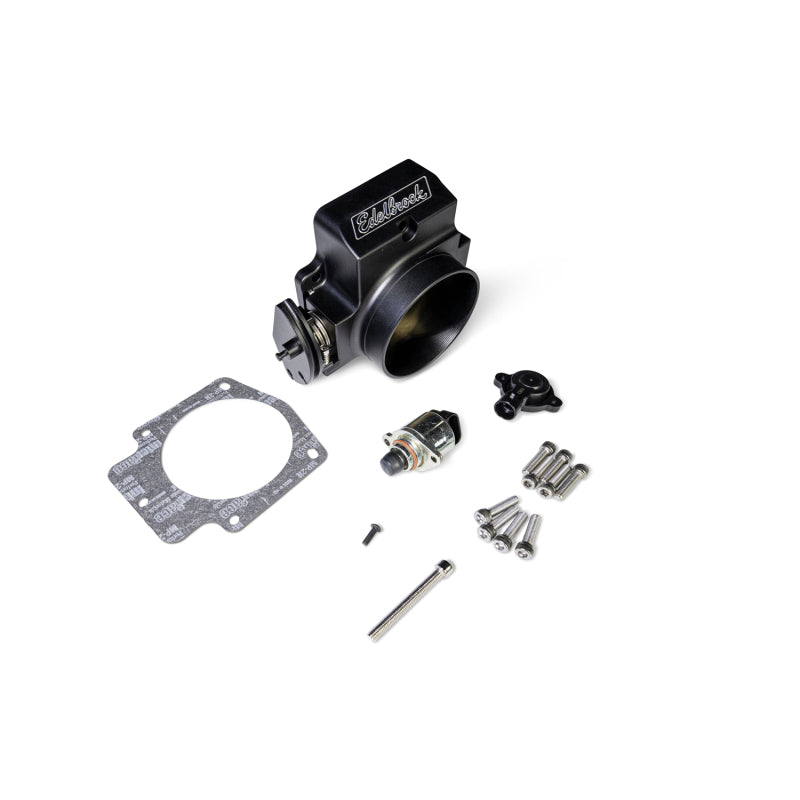 Edelbrock EFI Throttle Body Pro-Flo XT 90mm Black Mat Anodized Finish Edelbrock EFI Throttle Body Pro-Flo XT 90mm Black Mat Anodized Finish