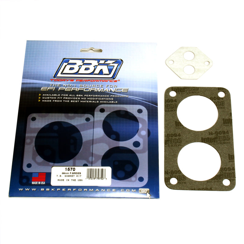 BBK 87-96 Ford F Series Truck Twin 56mm Throttle Body Gasket Kit BBK 87-96 Ford F Series Truck Twin 56mm Throttle Body Gasket Kit