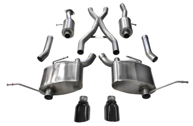 Corsa 2011-2021 Jeep Grand Cherokee 3.6L 2.5in Dual Rear Exit Sport Exhaust w/ 4.5in Black Tips Corsa 2011-2021 Jeep Grand Cherokee 3.6L 2.5in Dual Rear Exit Sport Exhaust w/ 4.5in Black Tips