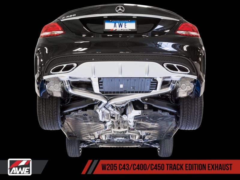 AWE Tuning Mercedes-Benz W205 C450 AMG / C400 Track Edition Exhaust AWE Tuning Mercedes-Benz W205 C450 AMG / C400 Track Edition Exhaust