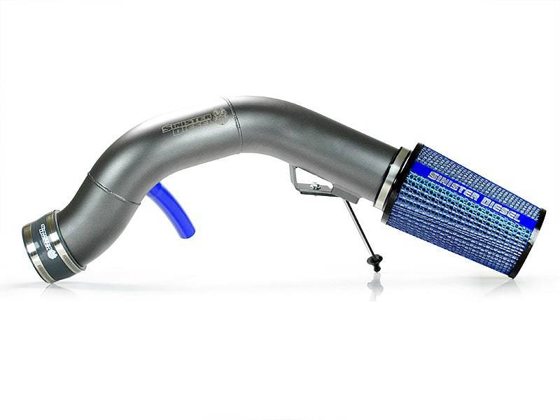 Sinister Diesel 03-07 Ford 6.0L Powerstroke Cold Air Intake - Gray Sinister Diesel 03-07 Ford 6.0L Powerstroke Cold Air Intake - Gray