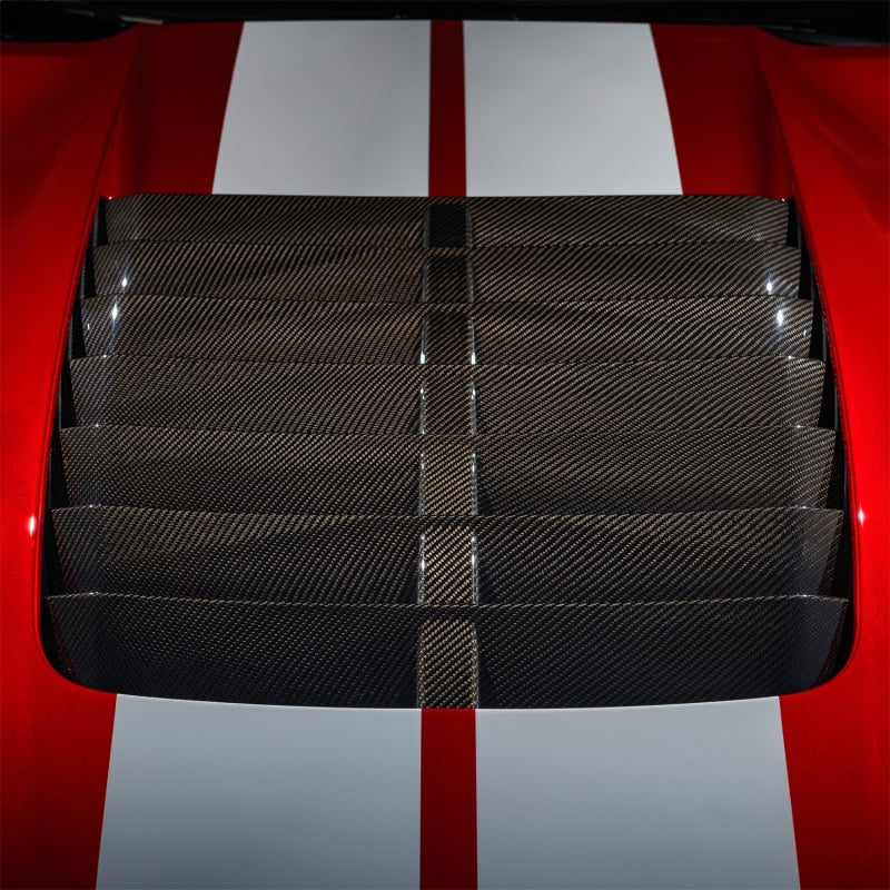 Ford Racing 20-22 Mustang GT500 Carbon Fiber Hood Vent Kit Ford Racing 20-22 Mustang GT500 Carbon Fiber Hood Vent Kit
