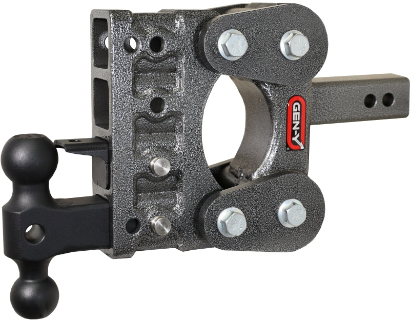 Gen-Y The Boss Torsion-Flex 2in Shank 5in Drop 10K Hitch w/GH-031 Dual-Ball/GH-032 Pintle Lock Gen-Y The Boss Torsion-Flex 2in Shank 5in Drop 10K Hitch w/GH-031 Dual-Ball/GH-032 Pintle Lock