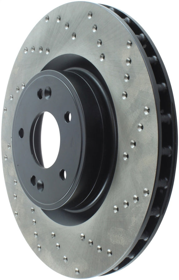 StopTech Power Slot 10-13 Hyundai Genesis Coupe Track & R-Spec Front Left Drilled Rotor StopTech Power Slot 10-13 Hyundai Genesis Coupe Track & R-Spec Front Left Drilled Rotor