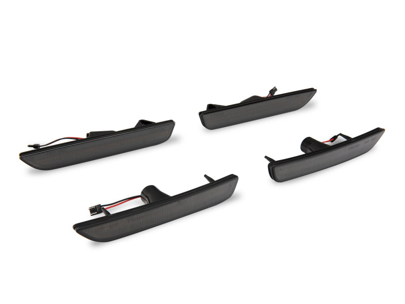 Raxiom 10-14 Ford Mustang Axial Series LED Side Marker Lights (Smoked) Raxiom 10-14 Ford Mustang Axial Series LED Side Marker Lights (Smoked)