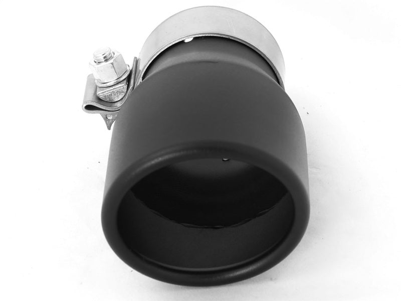 aFe MACH Force-XP 409 SS Single Wall Universal Clamp On Exhaust Tip - Black aFe MACH Force-XP 409 SS Single Wall Universal Clamp On Exhaust Tip - Black