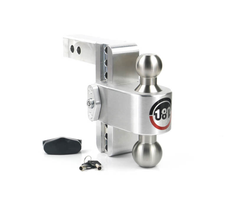 Weigh Safe 180 Hitch 6in Drop Hitch & 2in Shank (10K/12.5K GTWR) - Aluminum Weigh Safe 180 Hitch 6in Drop Hitch & 2in Shank (10K/12.5K GTWR) - Aluminum