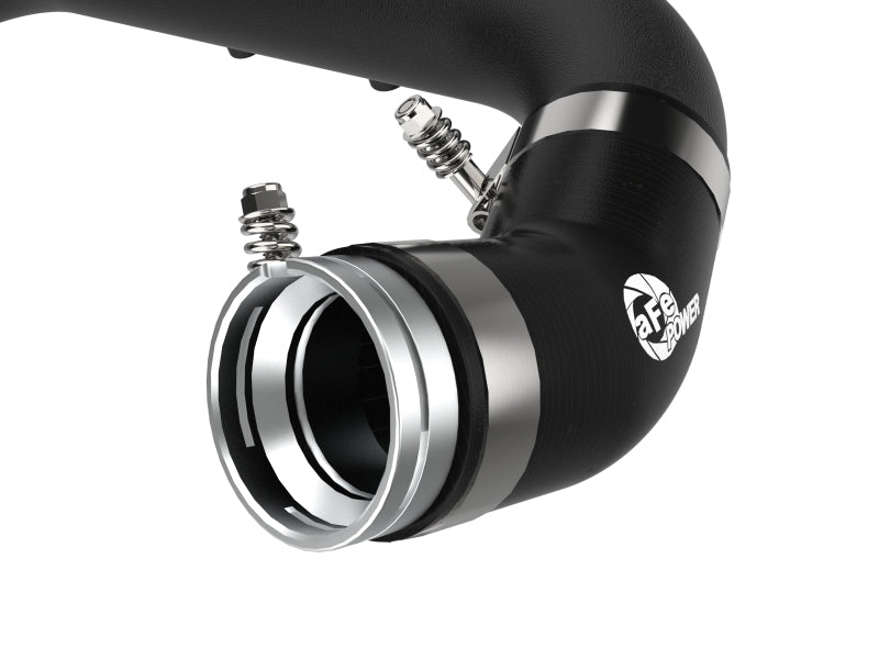 aFe BladeRunner Black 2-3/4in Aluminum Charge Pipe 2021 Toyota Supra GR (A90) I4-2.0L (t) B48 aFe BladeRunner Black 2-3/4in Aluminum Charge Pipe 2021 Toyota Supra GR (A90) I4-2.0L (t) B48