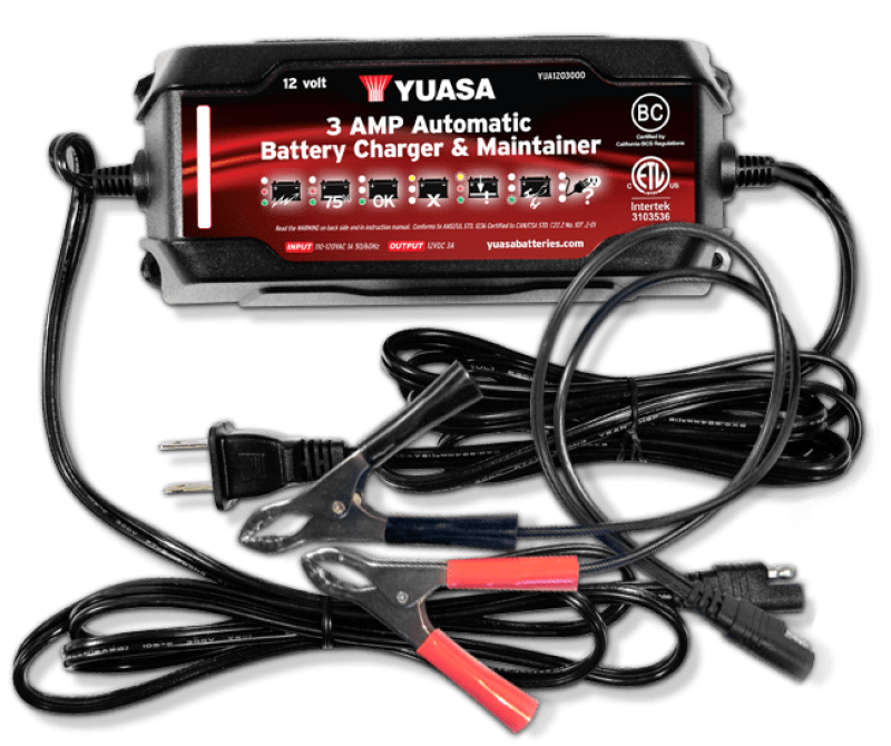 Yuasa 3 Amp Charger & Maintainer (12V) Yuasa 3 Amp Charger & Maintainer (12V)