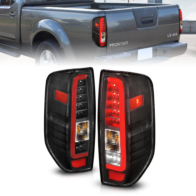 ANZO 2005-2021 Nissan Frontier LED Taillights Black Housing/Clear Lens ANZO 2005-2021 Nissan Frontier LED Taillights Black Housing/Clear Lens
