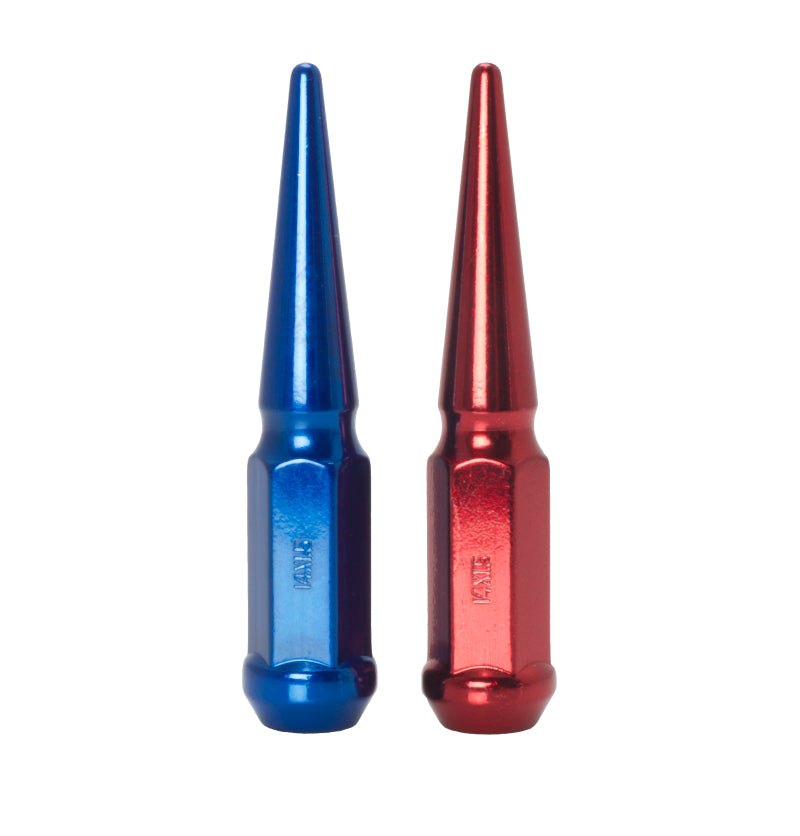 Wheel Mate Spiked Lug Nuts Set of 24 - Blue 14x2.0 Wheel Mate Spiked Lug Nuts Set of 24 - Blue 14x2.0