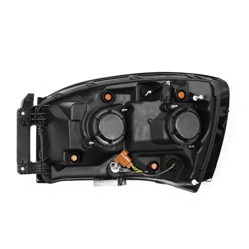 AlphaRex 06-08 Dodge Ram 1500HD NOVA LED ProjHeadlights Plank Style Blk w/Seq Signal/DRL/Amber LED AlphaRex 06-08 Dodge Ram 1500HD NOVA LED ProjHeadlights Plank Style Blk w/Seq Signal/DRL/Amber LED