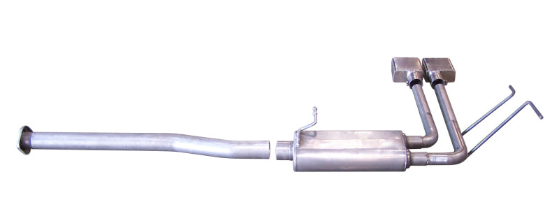Gibson 08-09 Chevrolet Silverado 1500 LS 4.8L 2.5in Cat-Back Super Truck Exhaust - Aluminized Gibson 08-09 Chevrolet Silverado 1500 LS 4.8L 2.5in Cat-Back Super Truck Exhaust - Aluminized