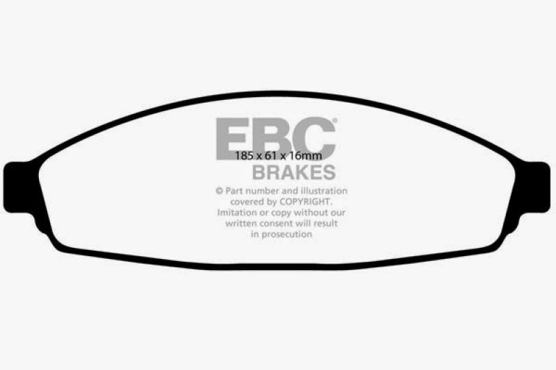 EBC 03+ Ford Crown Victoria 4.6 Greenstuff Front Brake Pads EBC 03+ Ford Crown Victoria 4.6 Greenstuff Front Brake Pads
