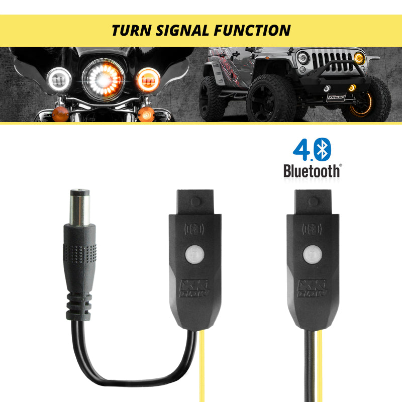 XK Glow Mini XKchrome 12V Controller w/ Turn Signal Function 2pc XK Glow Mini XKchrome 12V Controller w/ Turn Signal Function 2pc