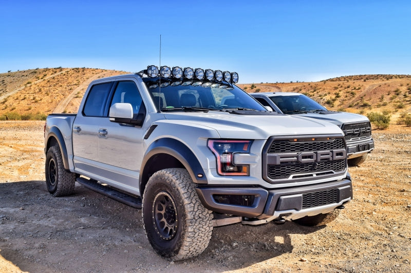 KC HiLiTES 17-18 Ford Raptor 57in. Pro6 Gravity LED 9-Light 180w Combo Beam Overhead Light Bar Sys KC HiLiTES 17-18 Ford Raptor 57in. Pro6 Gravity LED 9-Light 180w Combo Beam Overhead Light Bar Sys