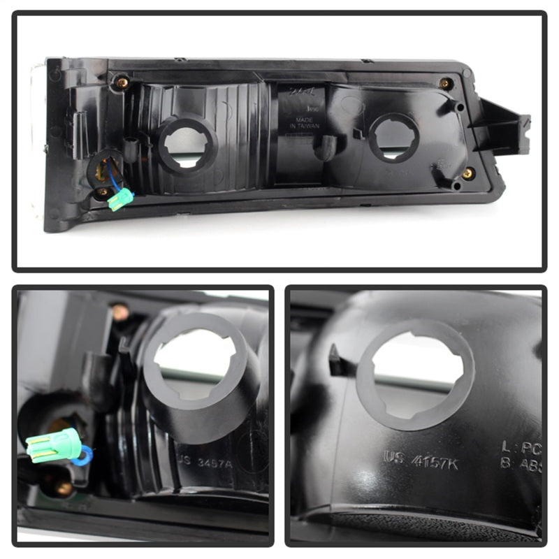 xTune Chevy Silverado 03-06 / Avalanche 02-06 LED Bumper Lights Black CBL-JH-CS03-LED-BK xTune Chevy Silverado 03-06 / Avalanche 02-06 LED Bumper Lights Black CBL-JH-CS03-LED-BK