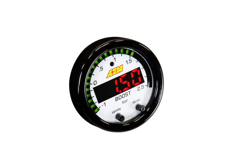 AEM X-Series Boost Pressure -30inHg 35psi Gauge AEM X-Series Boost Pressure -30inHg 35psi Gauge