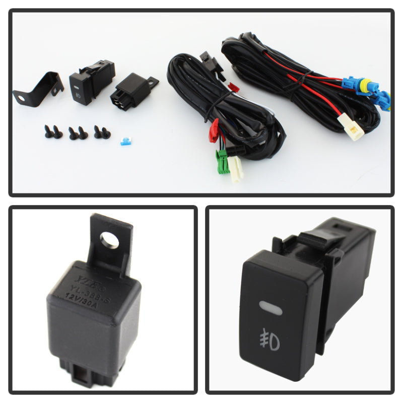 Spyder Honda Civic 2013-2014 4dr OEM Fog Light W/Switch Clear FL-HC2013-4D-C Spyder Honda Civic 2013-2014 4dr OEM Fog Light W/Switch Clear FL-HC2013-4D-C