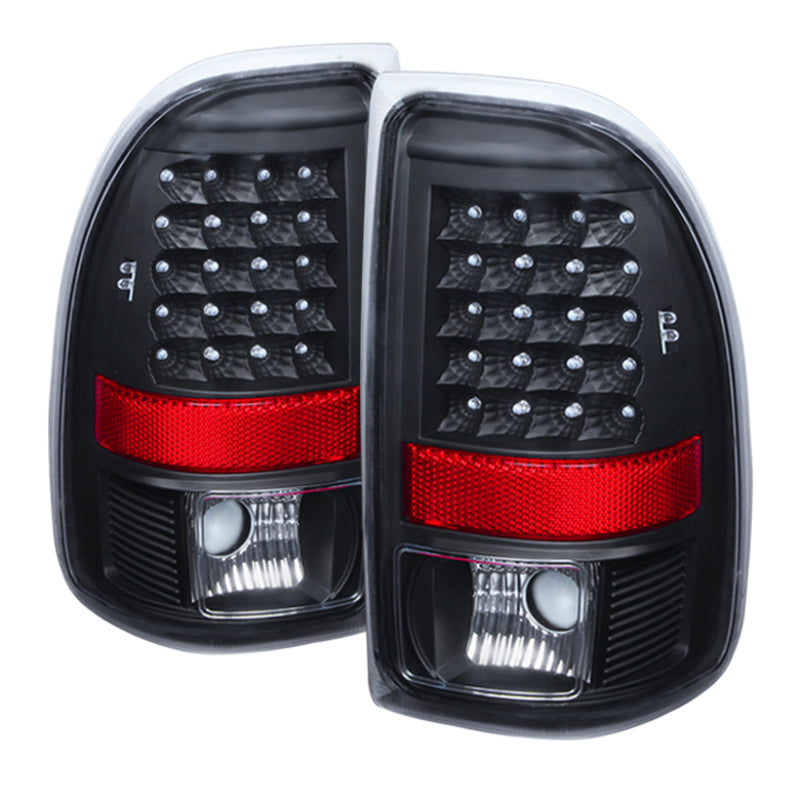Xtune Dodge Dakota 97-04 LED Tail Lights Black ALT-JH-DDAK97-LED-BK Xtune Dodge Dakota 97-04 LED Tail Lights Black ALT-JH-DDAK97-LED-BK