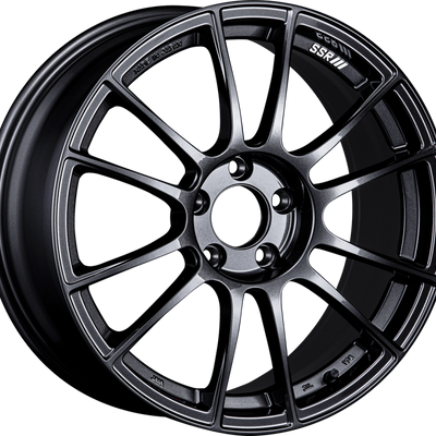 SSR GTX04 19x8.5 5x114.3 45mm Offset Dark Gunmetal Wheel