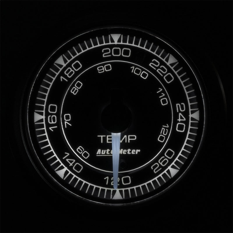 Autometer Chrono 2-1/16in 120-280 Degree Temperature Gauge Autometer Chrono 2-1/16in 120-280 Degree Temperature Gauge
