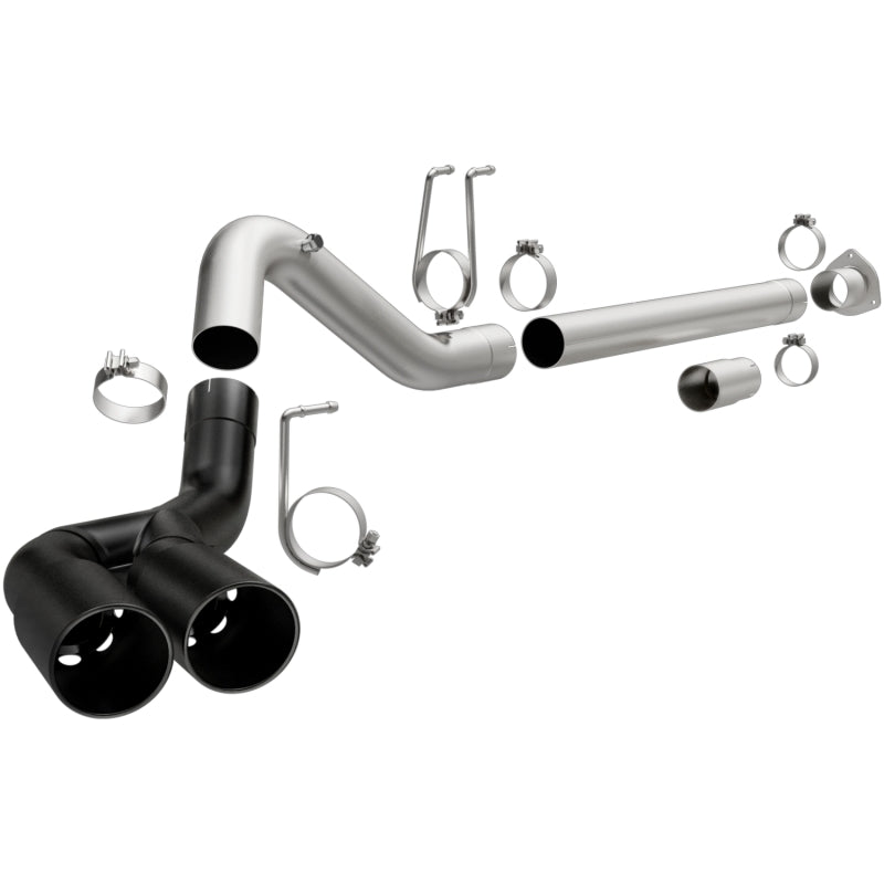 MagnaFlow 08-18 Ford F-250/F-350/F-450 4.6L/6.7 DPF-Back Black 4in Dual Single Rear Exit MagnaFlow 08-18 Ford F-250/F-350/F-450 4.6L/6.7 DPF-Back Black 4in Dual Single Rear Exit