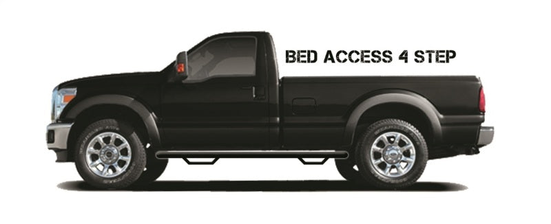N-Fab Nerf Step 15-18 Ford F-150 Regular Cab 6.5ft/8ft Bed - Tex. Black - Bed Access - 3in N-Fab Nerf Step 15-18 Ford F-150 Regular Cab 6.5ft/8ft Bed - Tex. Black - Bed Access - 3in