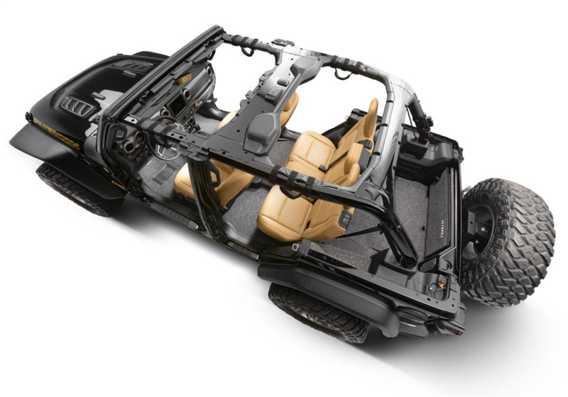 BedRug 18-23 Jeep JL 4 Door 4pc Rear Cargo Kit BedRug 18-23 Jeep JL 4 Door 4pc Rear Cargo Kit