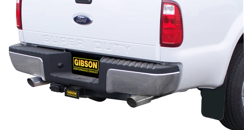 Gibson 2016 Ford F-250 Super Duty XL 6.2L 2.5in Cat-Back Dual Split Exhaust - Stainless Gibson 2016 Ford F-250 Super Duty XL 6.2L 2.5in Cat-Back Dual Split Exhaust - Stainless