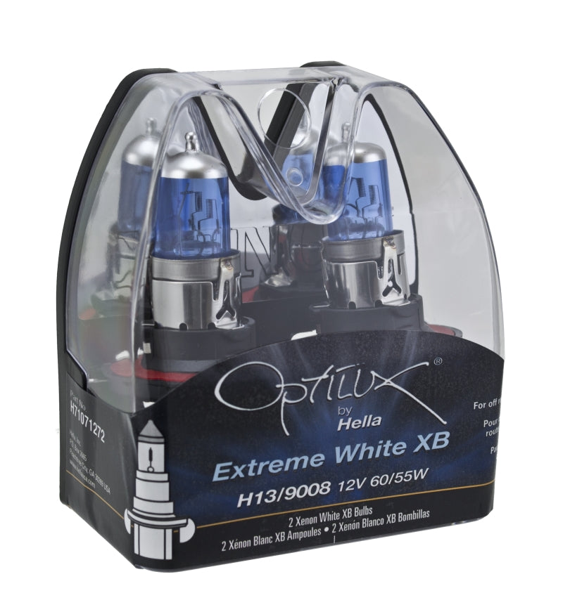 Hella Optilux H13/9008 12V 60/55W XB Xenon White Bulbs (Pair) Hella Optilux H13/9008 12V 60/55W XB Xenon White Bulbs (Pair)