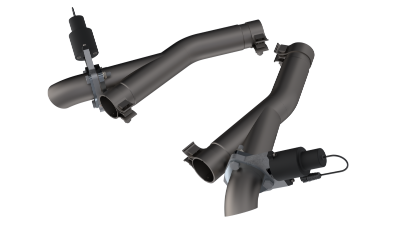 QTP 11-18 Dodge Durango 5.7L 2.5in 304SS Aggressor Cutout Dual Mid Pipes QTP 11-18 Dodge Durango 5.7L 2.5in 304SS Aggressor Cutout Dual Mid Pipes