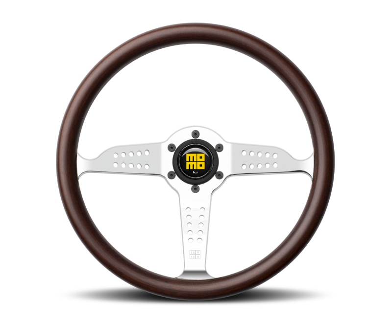 Momo Super Grand Prix Steering Wheel 350 mm - Mahogany Wood/Pol Spokes Momo Super Grand Prix Steering Wheel 350 mm - Mahogany Wood/Pol Spokes