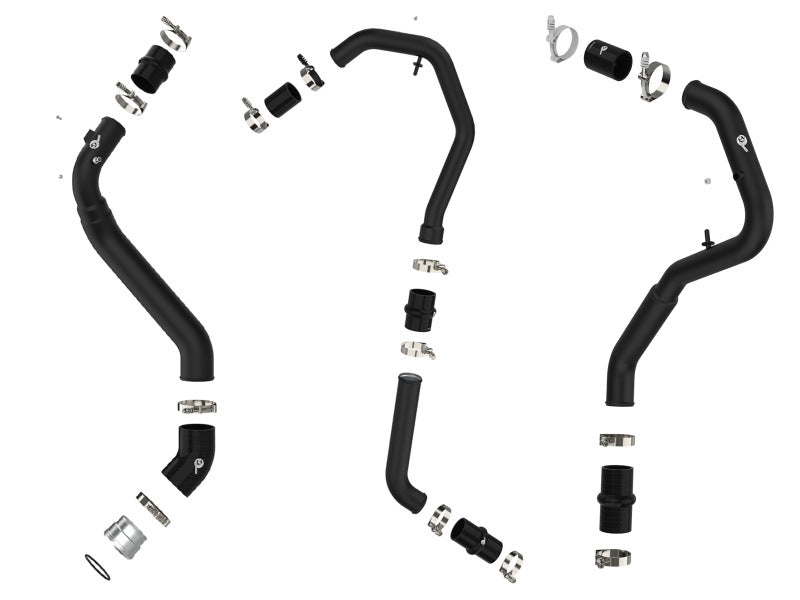 aFe Bladerunner Intercoolers I/C Tubes Hot/Cold 2021+ Ford F-150 V6-2.7L (tt) - Black aFe Bladerunner Intercoolers I/C Tubes Hot/Cold 2021+ Ford F-150 V6-2.7L (tt) - Black