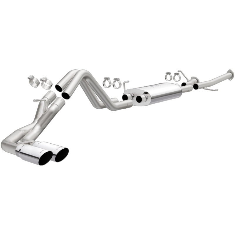 MagnaFlow 14 Toyota Tundra V8 4.6L/5.7L Stainless C/b Exhaust Dual same side pass. rear tire MagnaFlow 14 Toyota Tundra V8 4.6L/5.7L Stainless C/b Exhaust Dual same side pass. rear tire