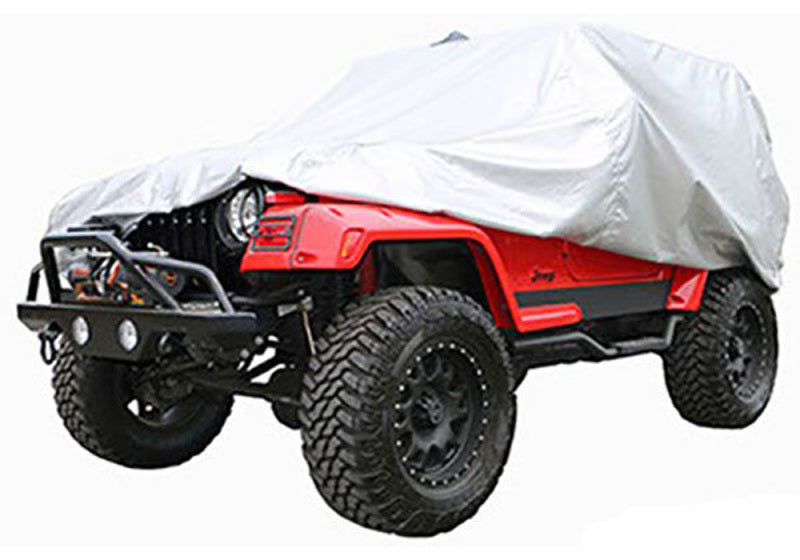 Rampage 1976-1983 Jeep CJ5 Car Cover 4 Layer - Grey Rampage 1976-1983 Jeep CJ5 Car Cover 4 Layer - Grey