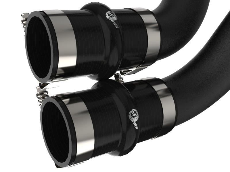 aFe BladeRunner 21-22 Ford F-150 Ecoboost V6-3.5L(tt) Aluminum Hot and Cold Charge Pipe Kit Black aFe BladeRunner 21-22 Ford F-150 Ecoboost V6-3.5L(tt) Aluminum Hot and Cold Charge Pipe Kit Black
