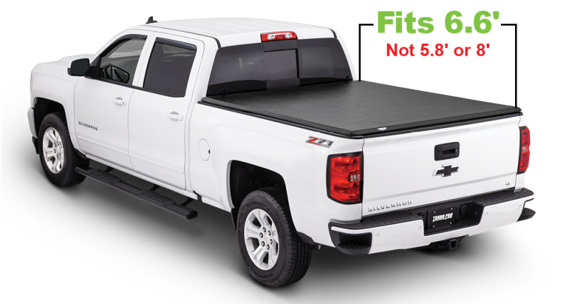 Tonno Pro 15-19 Chevy Silverado 3500 6.6ft Fleetside Hard Fold Tonneau Cover Tonno Pro 15-19 Chevy Silverado 3500 6.6ft Fleetside Hard Fold Tonneau Cover