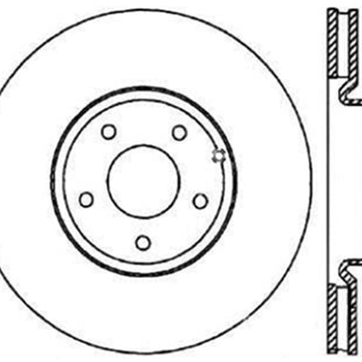 StopTech Power Slot 03-07 350z/ 03-04 G35 w/ Brembo SportStop CRYO Slotted Rear Right Rotor